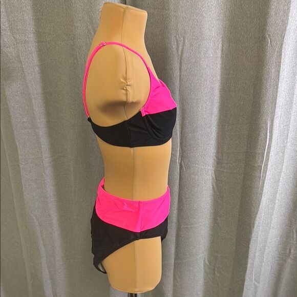 POPVIL Pink and Black Bikini Set - Picture 12 of 16